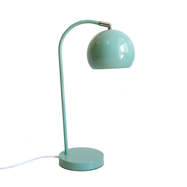 Lampada da scrivania verde acqua