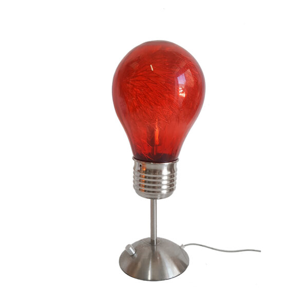 Lampade "lampadine" rossa e bianca