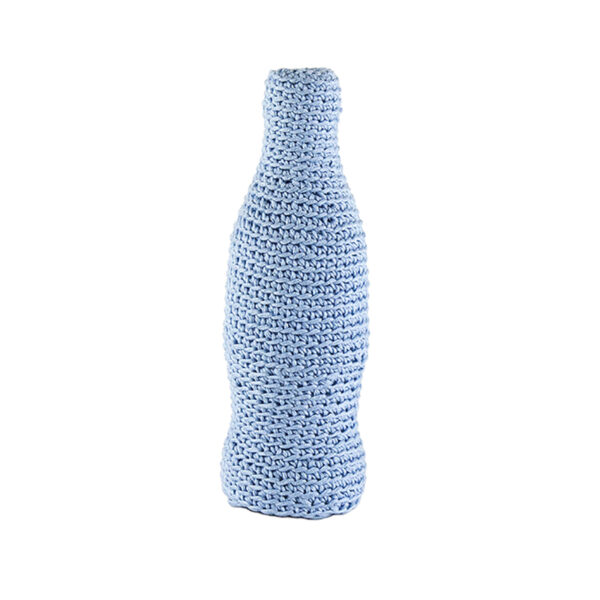Bottiglia in cotone celeste