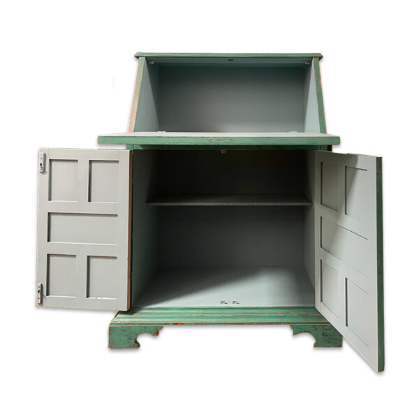 Ribaltina con ante in legno verde provenza - immagine 3
