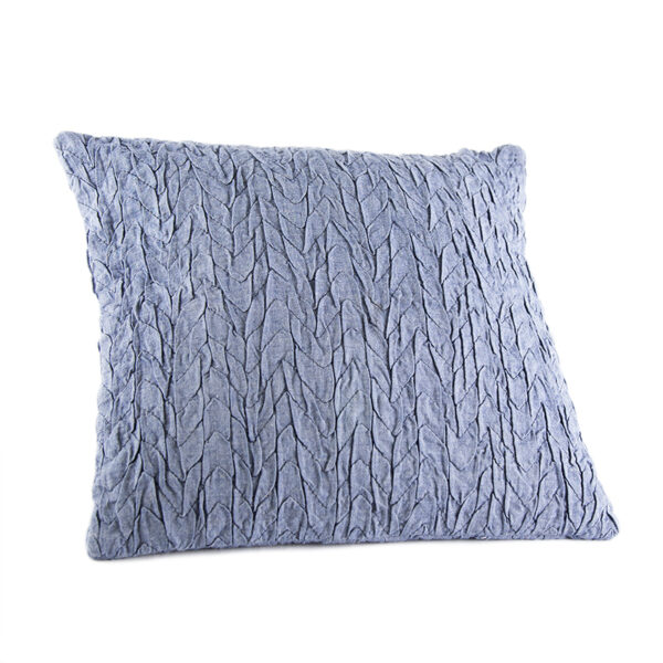 Cuscino con rivestimento in tessuto denim