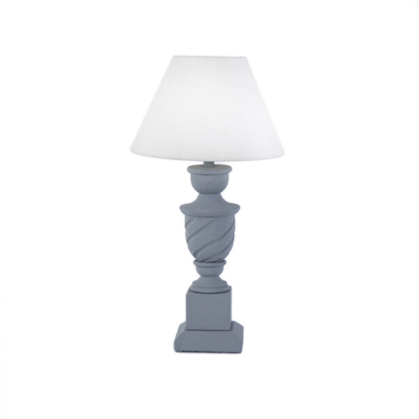 Lampada in marmo grigio carta da zucchero