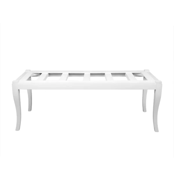 Portavaligia in legno bianco