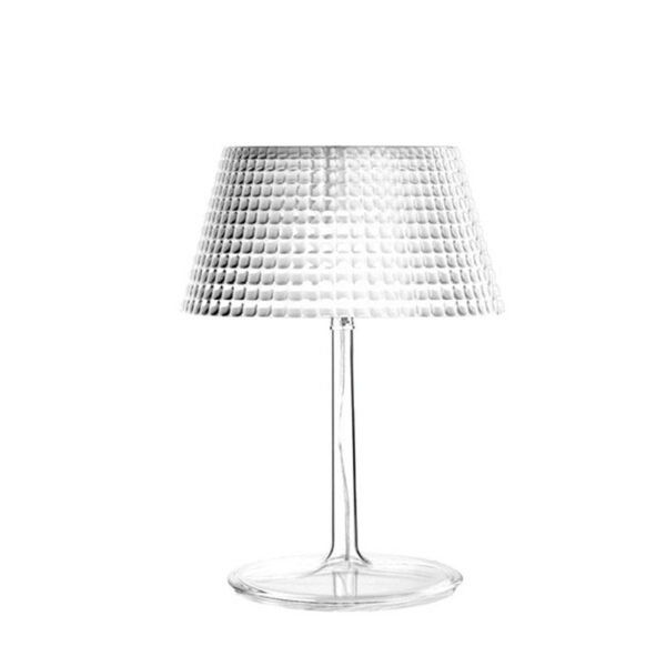 Lampada in melammina trasparente