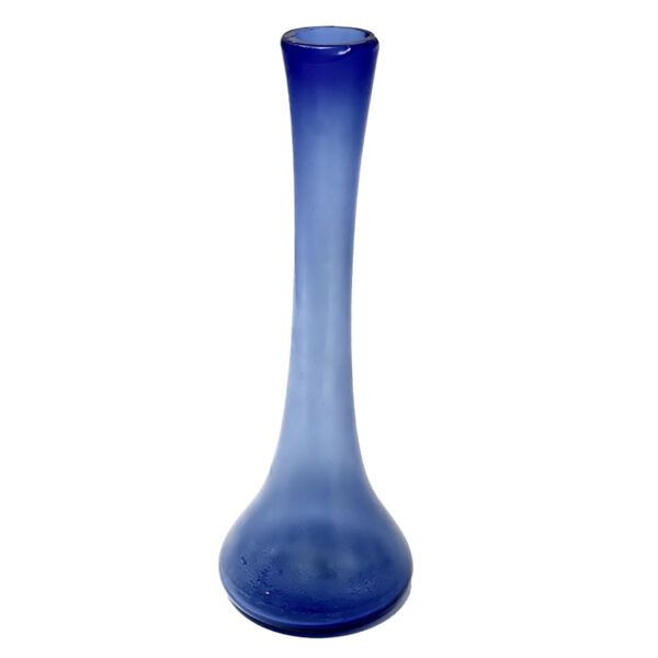 Bottiglia in vetro sottile blu