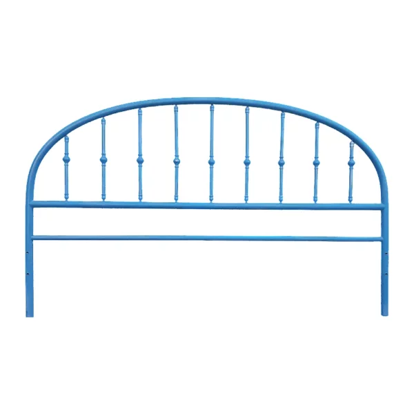 Testiera letto matrimoniale in ferro blu