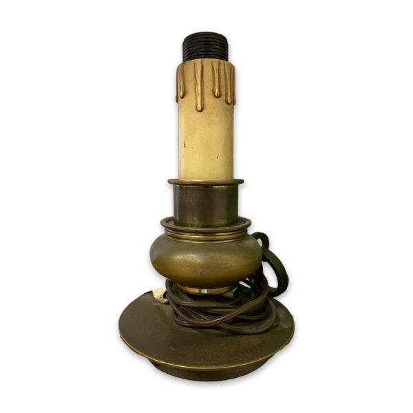 Lampada in ottone con candela