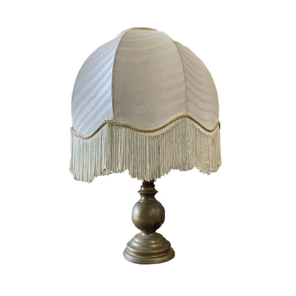 Abat-jour vintage con base in ottone
