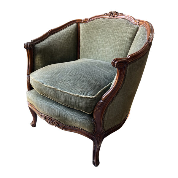 Salotto stile Luigi Filippo anni '50 verde - immagine 2