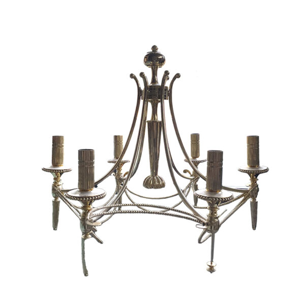 Lampadario impero anni '60