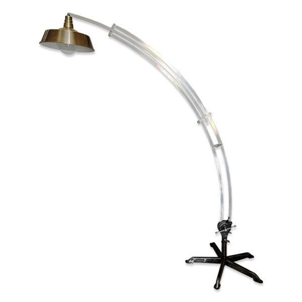 Lampada ad arco artigianale