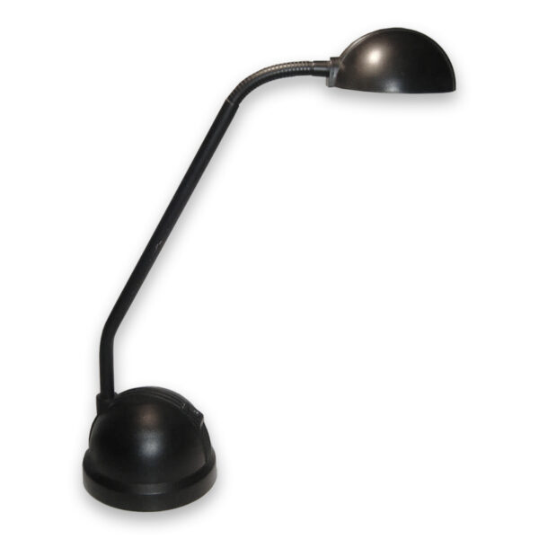 Lampada da studio a collo d'oca nera