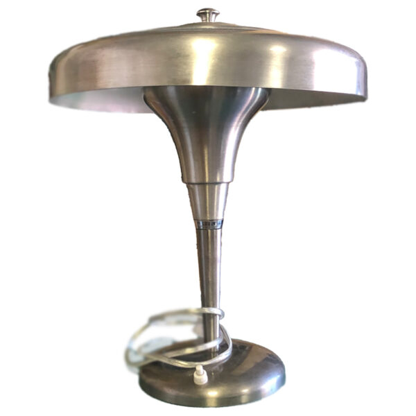 Lampada ministeriale "disco volante" in alluminio