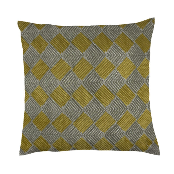 Cuscino a rombi oro