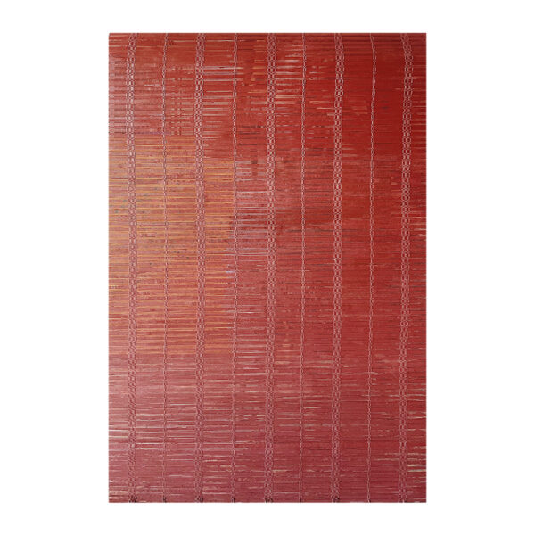 Stuoia in paglia rossa 150x84cm