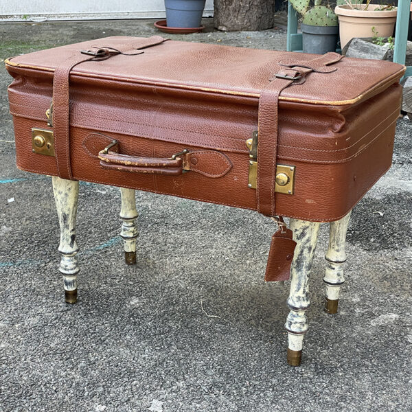 Tavolino valigia vintage