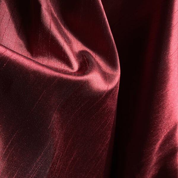 Tende coprenti raso rosse H280x140cm - immagine 2