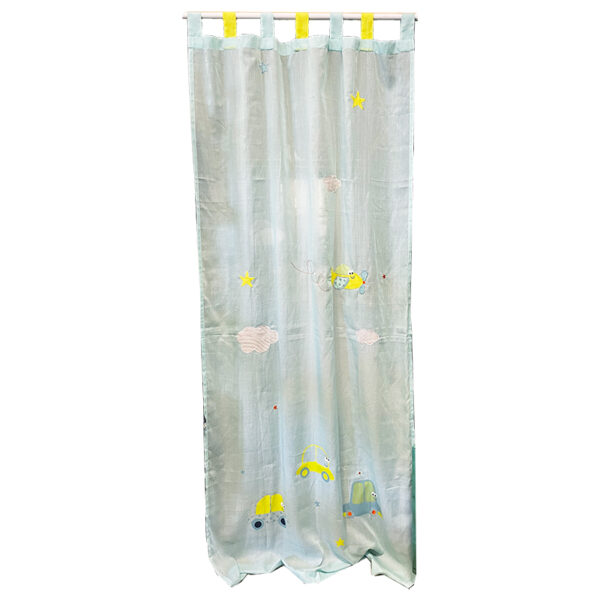 Tenda filtrante ad asole azzzurra da bambino H280x140cm