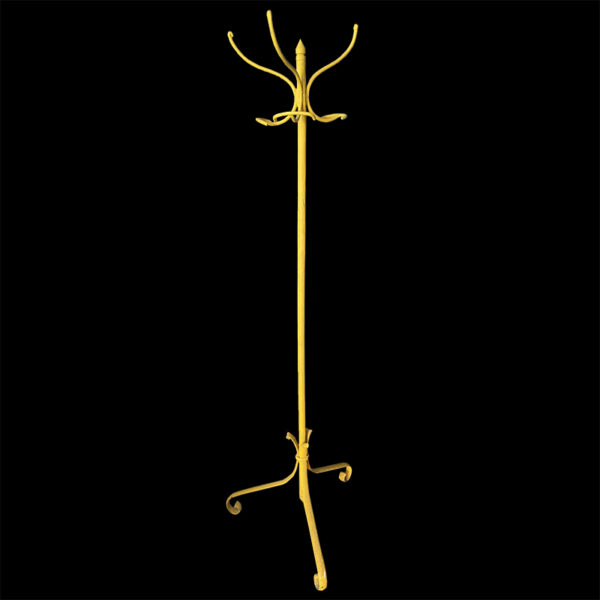 Attaccapanni in ferro giallo H180cm