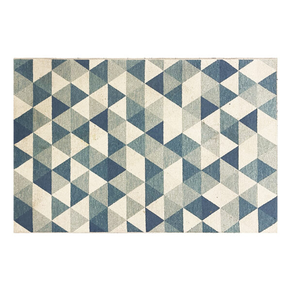 Tappeto geometrie blu "Capri" 230x160cm
