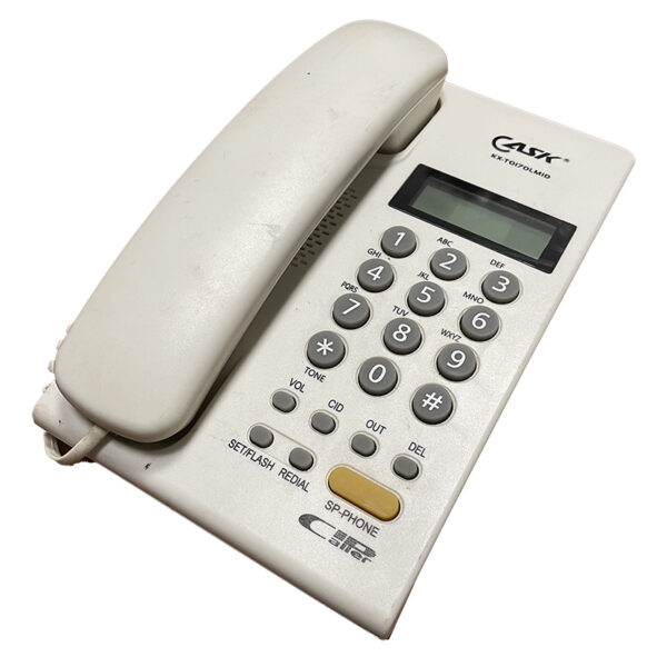 Telefono fisso anni 2000 Ask bianco