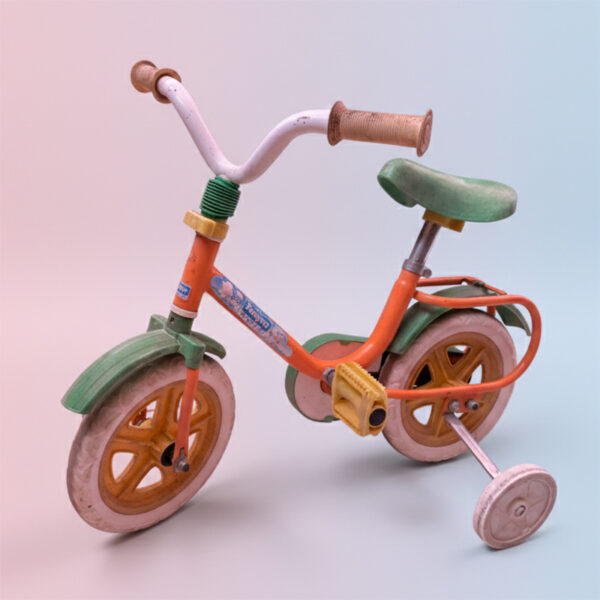 Bici per bambini anni '80 con rotelle