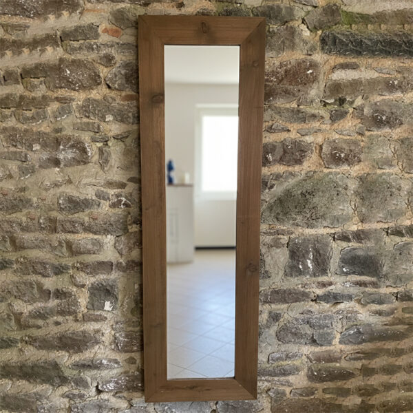 Specchio in legno massello