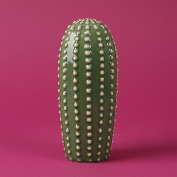 Cactus ceramica verde