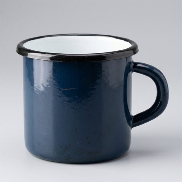 Tazza latta blu